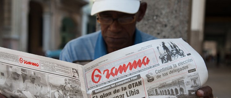 Granma, die größte Tageszeitung Kubas (Foto: [url=https://commons.wikimedia.org/wiki/File:Havana_-_Cuba_-_3155.jpg]Jorge Royan[/url])