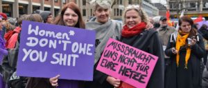 Frauen wollen sich nicht durch rechte Hetzer missbrauchen lassen. (Foto: Berthold Bronisz/r-mediabase.eu)