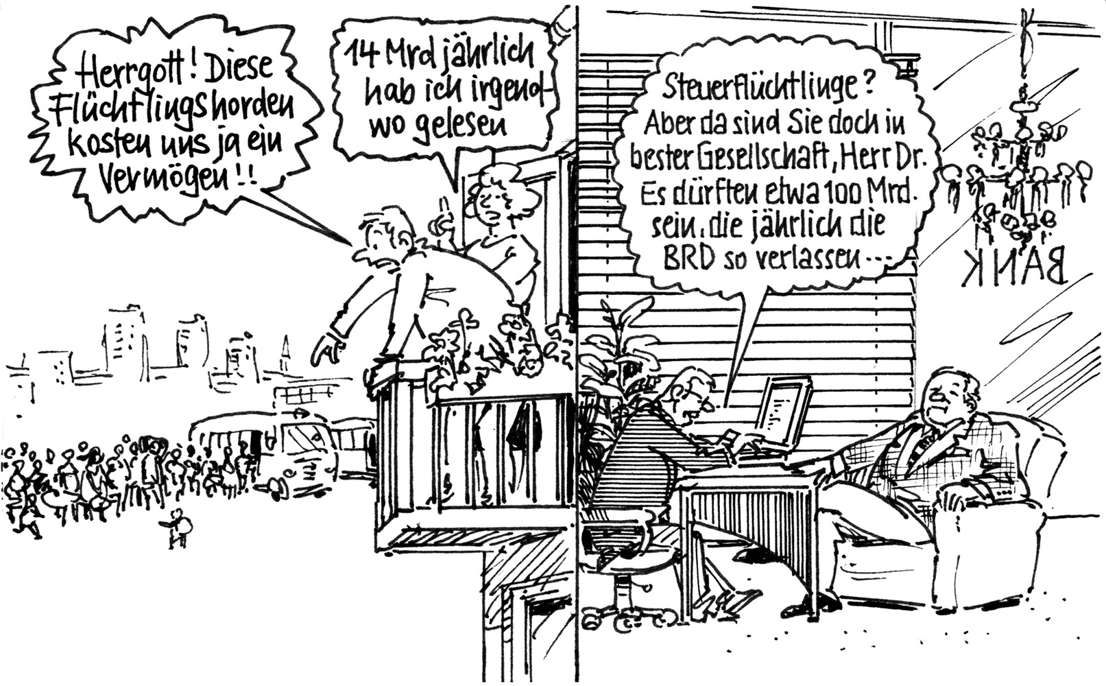 bernd buecking 34 - Bernd Bücking - Karikatur der Woche - Politik