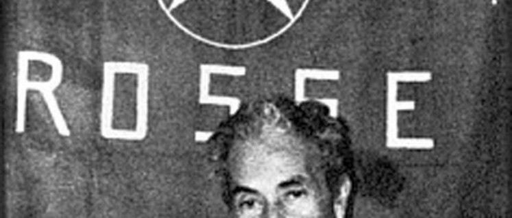 Aldo Moro während seiner Entführung durch die Brigate Rosse (Foto: public domain)