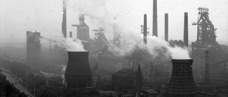 Thyssen-Stahlwerk in Duisburg 1988 (Foto: Bundesarchiv, B 145 Bild-F079041-0002 / CC-BY-SA 3.0)