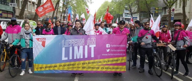 „Liefern am Limit“ am 1. Mai in Köln (Foto: Liefern am Limit)