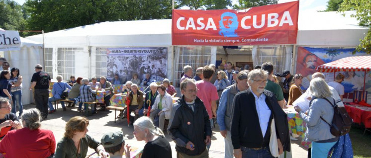 Casa Cuba auf dem UZ-Pressefest 2016 (Foto: Tom Brenner)