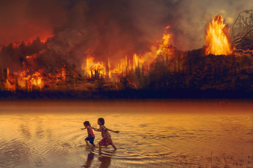 Waldbrand im Amazonasgebiet