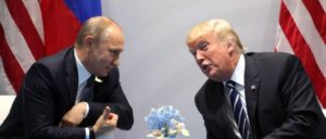 Trafen sich in Hamburg beim G20-Gipfel: Russlands Präsident Wladimir Putin und US-Präsident Donald Trump (rechts). (Foto: kremlin.ru)
