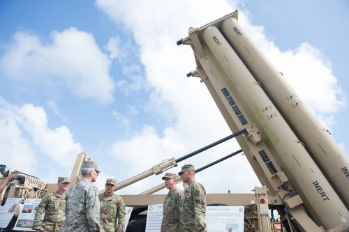 Gegen China gerichtet: Das in Südkorea stationierte US-Raketensystem THAAD.