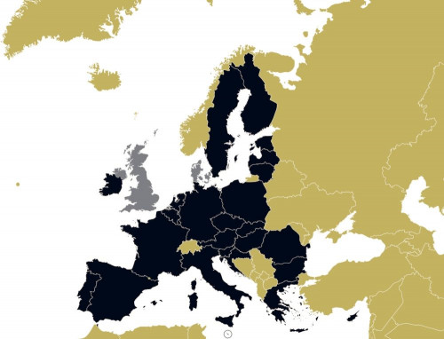 Die Pesco-Mitglieder der Europäischen Union sind schwarz gekennzeichnet.