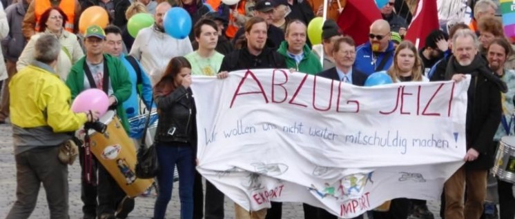 Internationale Demonstration In Ansbach