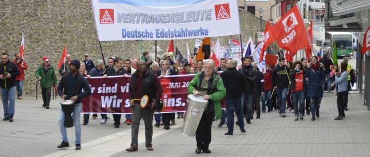 Mai-Demo in Siegen (Foto: Tom Brenner)
