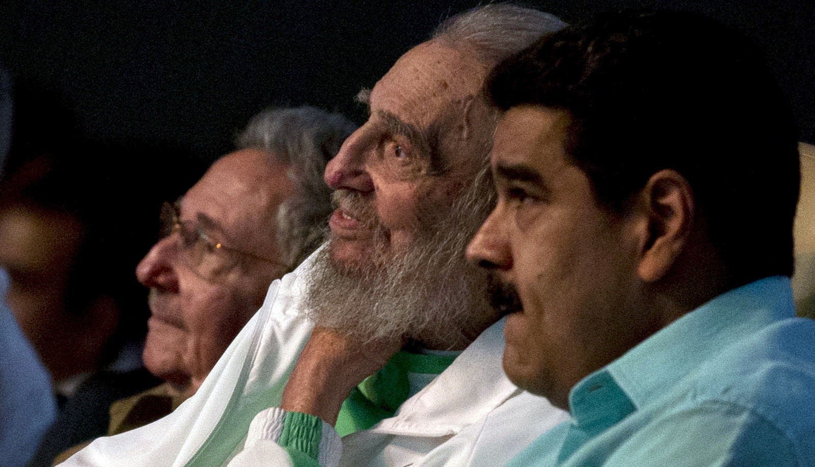 Fidel Castro an seinem 90. Geburtstag im Karl-Marx-Theater in der kubanischen Hauptstadt