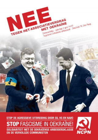 Ein Flugblatt der Neuen Kommunistischen Partei der Niederlande: „Stoppt den Faschismus in der Ukraine“