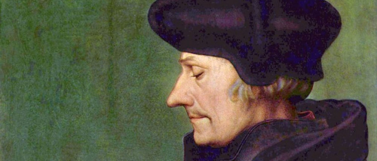 Der Humanist Erasmus von Rotterdam (1466 - 1536) verfasste auch Satiren. Was er wohl über die AfD schreiben würde? (Foto: Gemeinfrei)