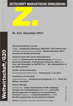 Die aktuelle Ausgabe der Z.:  „Rechtsentwicklung in Europa“, Z. Nr. 112, Dezember 2017 Einzelheft 10 Euro. Zu bestellen bei: www.neue-impulse-verlag.de