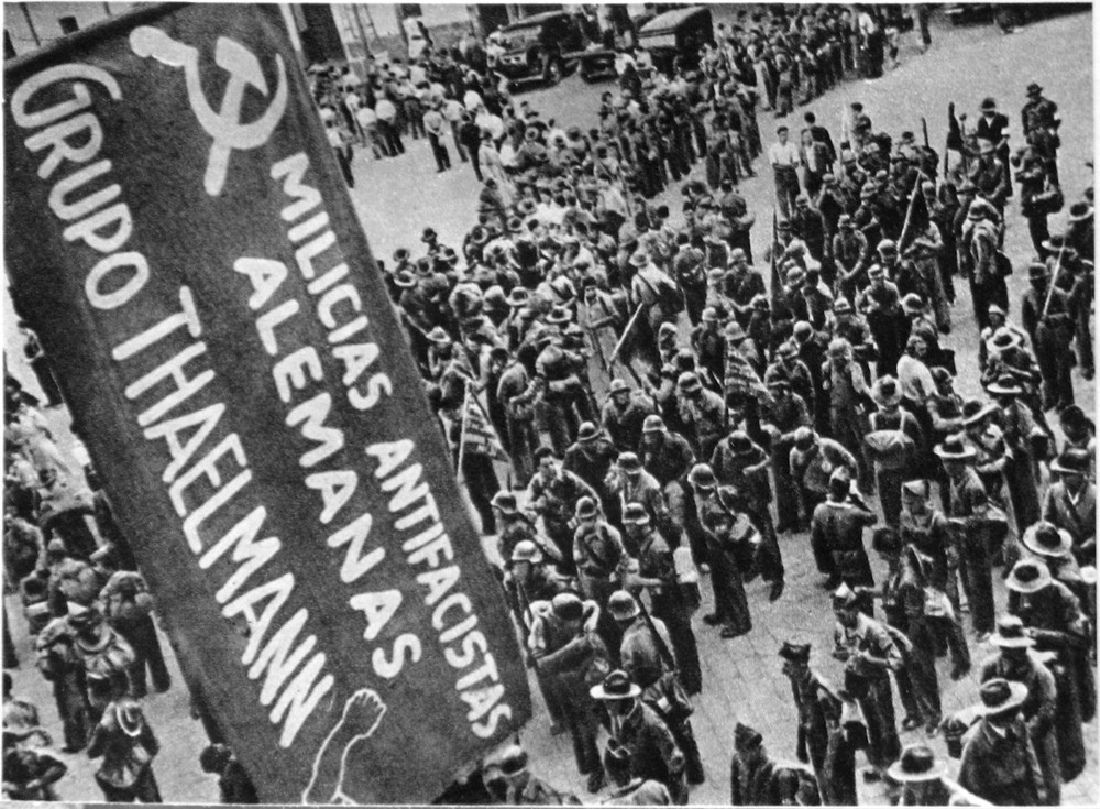 Kämpfer der Spanischen Republik: „Grupo Thälmann“ – ein Foto des sowjetischen Schriftstellers Michail Kolzow