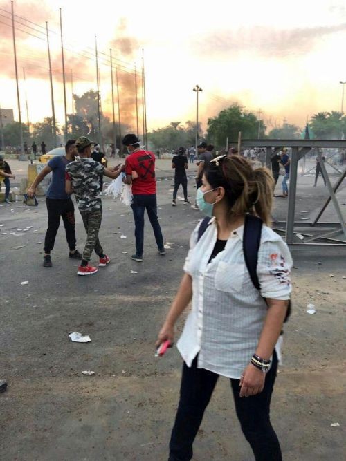 Die Proteste im Irak werden vor allem von jungen Menschen getragen.