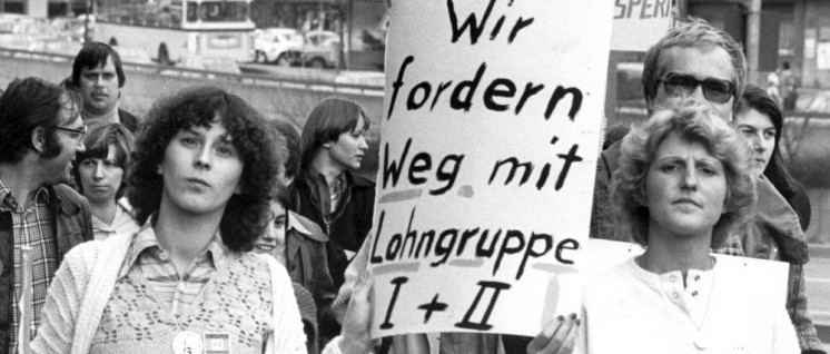IG-Metall-Demonstration in Stuttgart am 30. März 1978. (Foto:  UZ-Archiv)