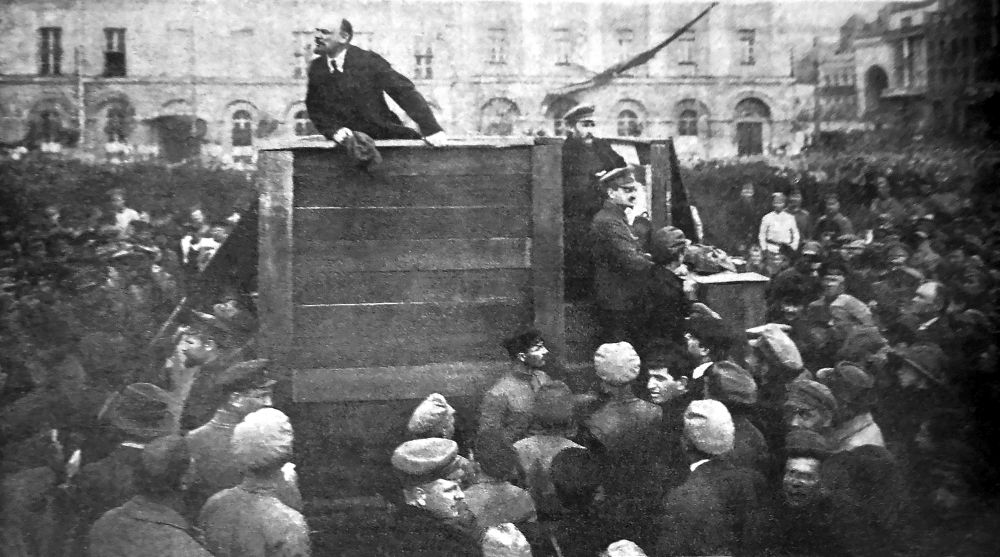 010802a Vladimir Lenin Leon Trotsky Lev Kamenev 1920 - Mit Lenin ins Krisenjahr 2020 - Lenin - Im Bild
