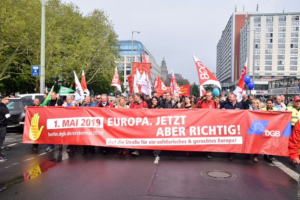 Schlimmer geht immer: DGB-Demo am 1. Mai 2019 in Berlin