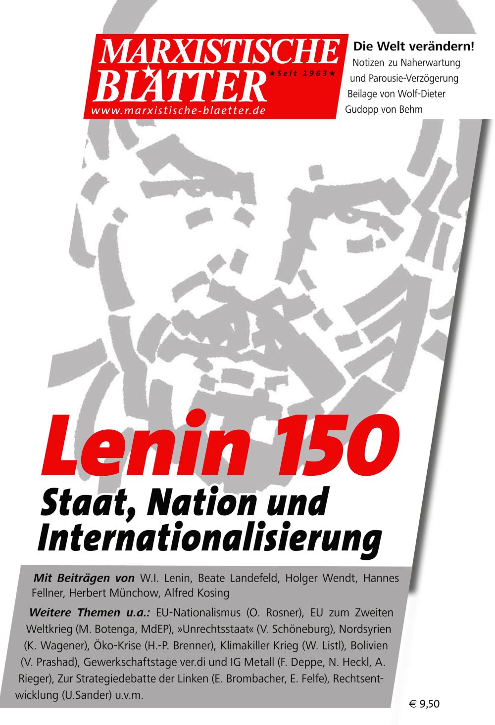 2020 - „Unser Lenin-Jahr 2020 ist eröffnet“ - UZ vom 10. Januar 2020 - UZ vom 10. Januar 2020