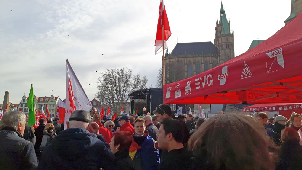 080302 - Großdemonstration in Erfurt - UZ vom 21. Februar 2020 - UZ vom 21. Februar 2020