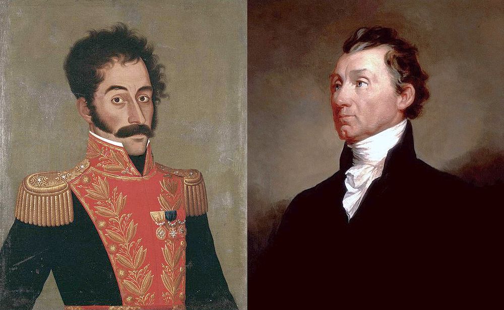 bolmon - Monroe oder Bolívar - Lateinamerika - Hintergrund