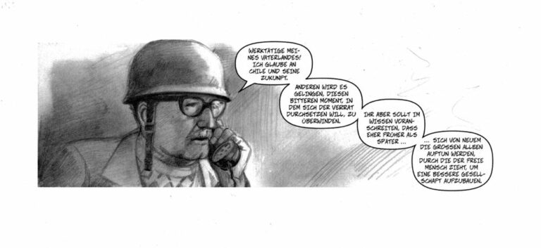 36 16 Allende 01 - Gezeichnete Geschichte - Geschichte der Arbeiterbewegung - Geschichte der Arbeiterbewegung