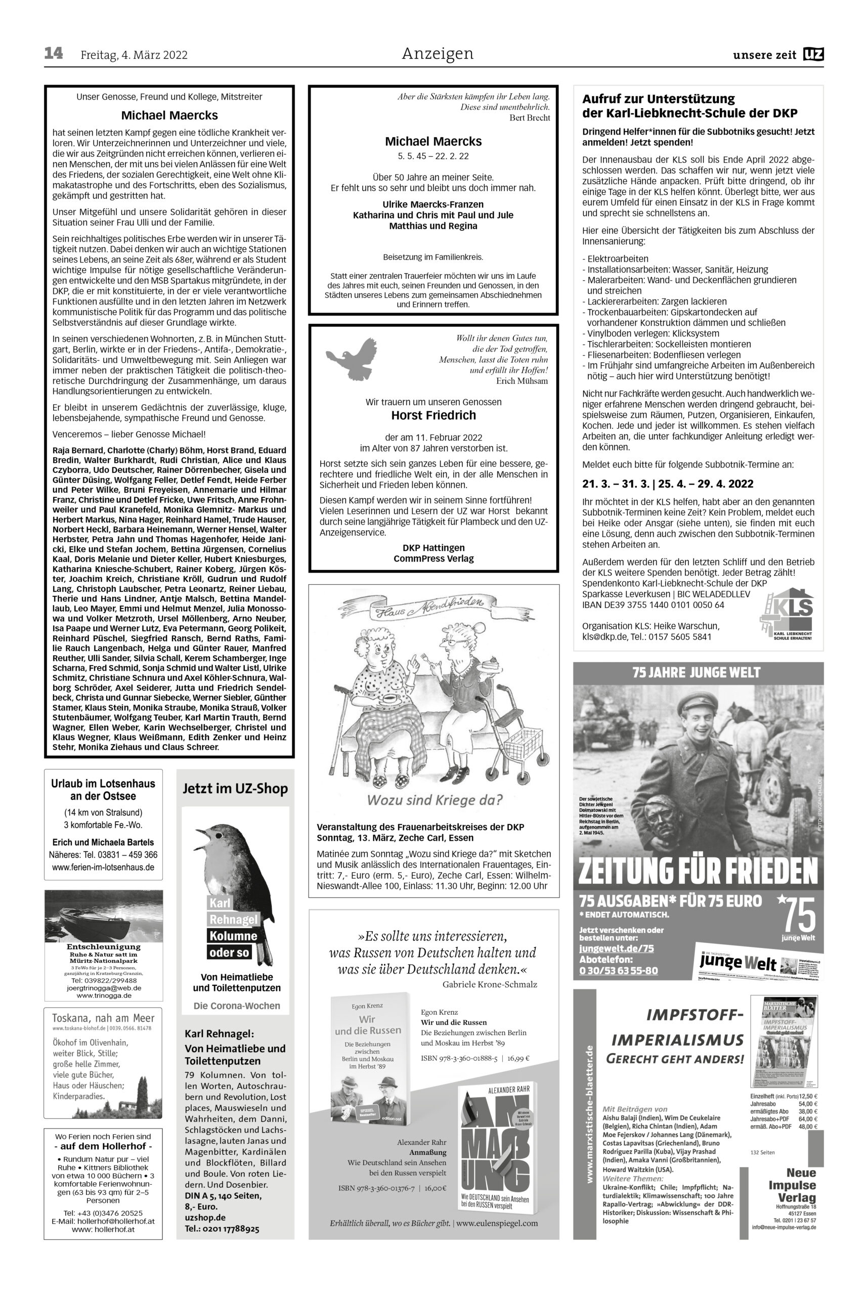 UZ 2022 09 Seite 14 scaled - Anzeigen 2022-09 - Anzeigen - Anzeigen