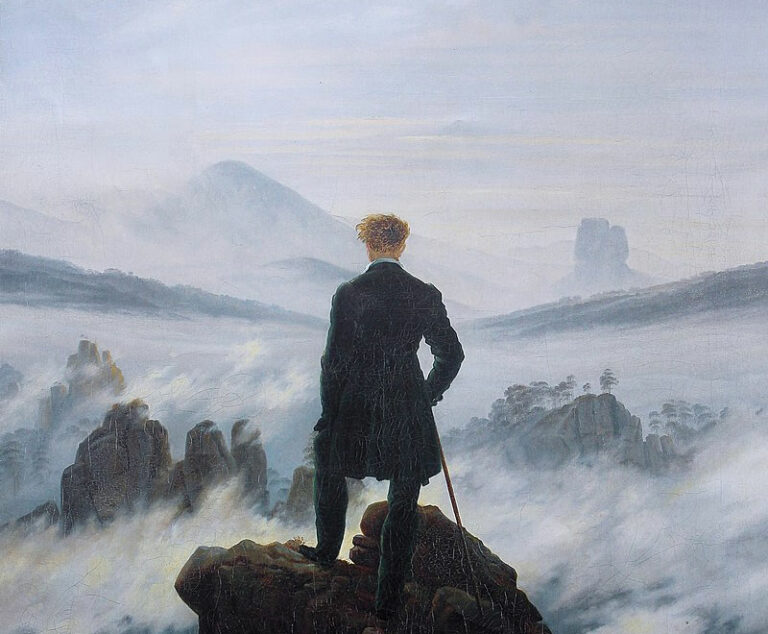 3811 Caspar David Friedrich Wanderer above the sea of fog - Revolutionäre Traditionen und Selbstfindung - Rüdiger Görner - Rüdiger Görner