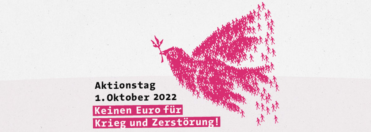 Ationstag - Für einen Politikwechsel - 1. Oktober, Friedenskampf, Soziale Kämpfe - Blog, DKP in Aktion, Neues aus den Bewegungen