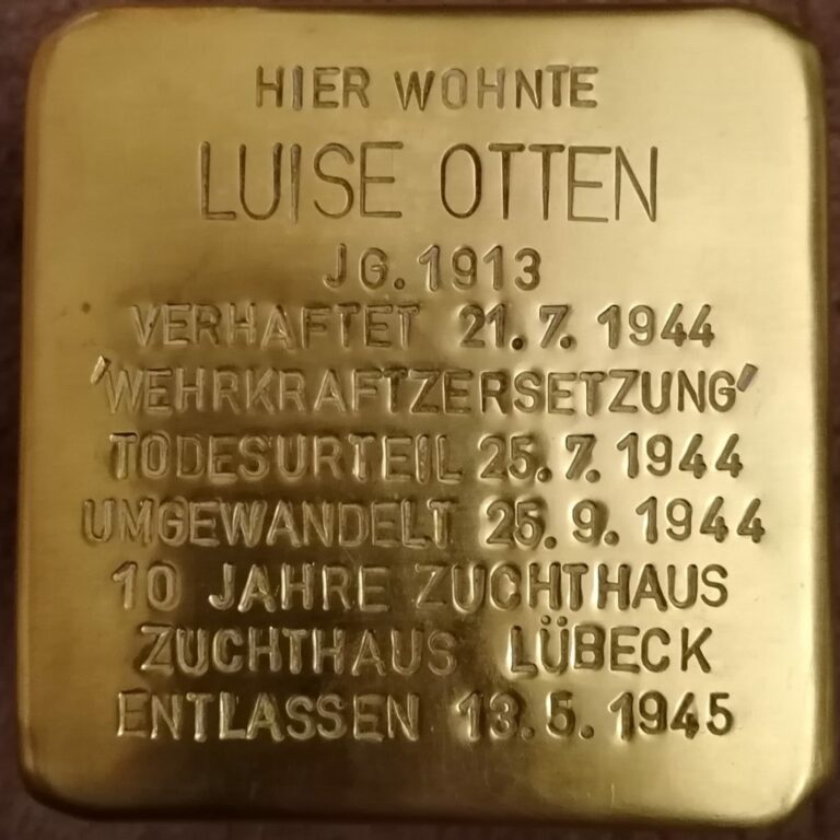 Luise Otten Roehrs 3 1024x1024 1 - Eine Straße für Luise Otten-Röhrs - Geschichte der Arbeiterbewegung - Geschichte der Arbeiterbewegung