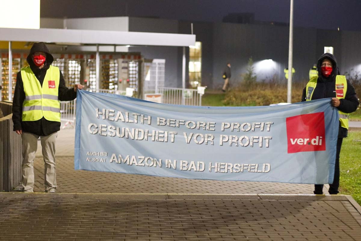 410202 Amazon - Streiken schützt die Gesundheit - UZ vom 14. Oktober 2022 - UZ vom 14. Oktober 2022