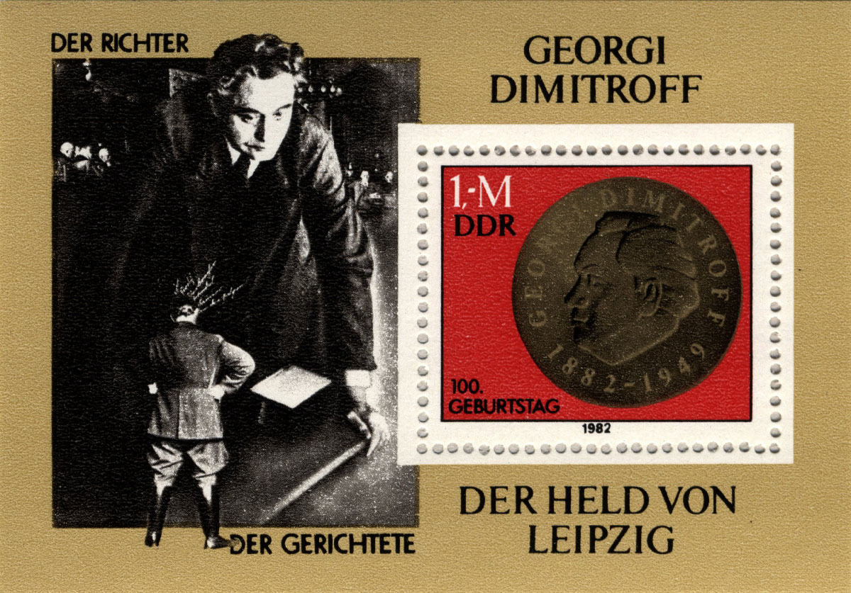 4310 Stamp Georgi Dimitroff - „Ich bin der Antifaschismus“ - UZ vom 28. Oktober 2022 - UZ vom 28. Oktober 2022