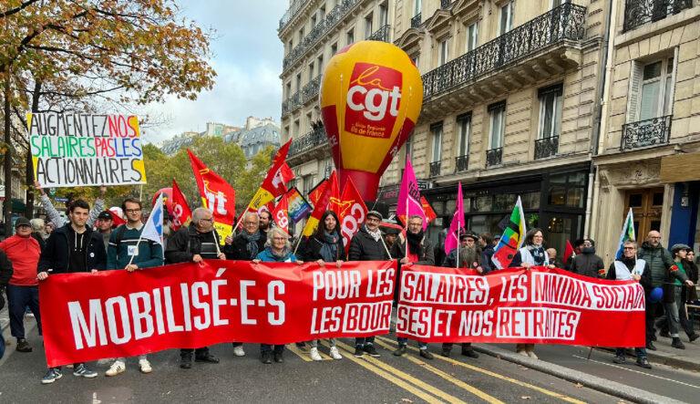 460703 CGT - Generalstreik am 10. November - 10. November 2022, CGT, Frankreich, FSU, Generalstreik, Solidaires - Vermischtes