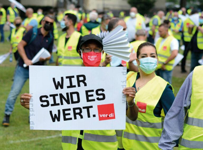 210625 Busfahrer Kundgebung Mainz 1 - Viele Gründe für den Streik - Diskriminierung - Diskriminierung