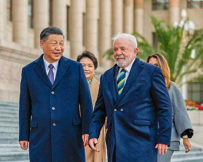 1601 Brasil China Lula 1 - Friedensplan statt Kriegsprogramm - Qin Gang - Qin Gang