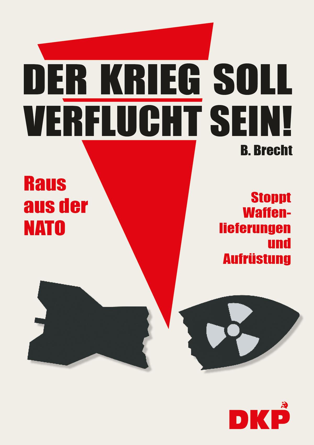Plakat Krieg5 - Alle nach Berlin! - UZ vom 20. Oktober 2023 - UZ vom 20. Oktober 2023