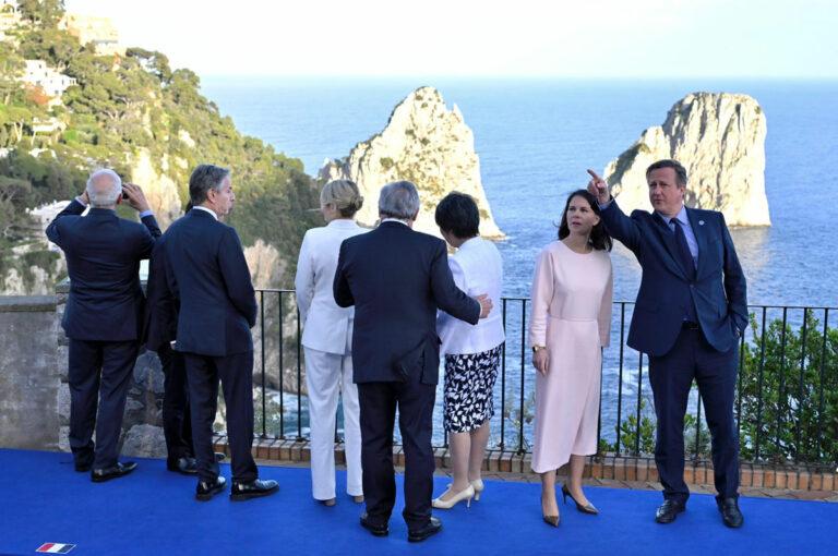 170701 Capri - Kriegskurs auf Capri - Treffen der G7-Außenminister - Treffen der G7-Außenminister