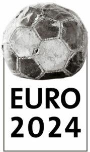 Logo EM 2024 - Blutgrätsche gegen Rechts - Fußball-EM 2024, Rassistische Hetze, Rechtsruck, UEFA - Vermischtes