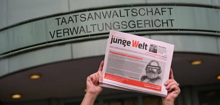 jW Landgericht Berlin - Angriffe auf Pressefreiheit Kehrseite der Kriegspolitik - compact - compact